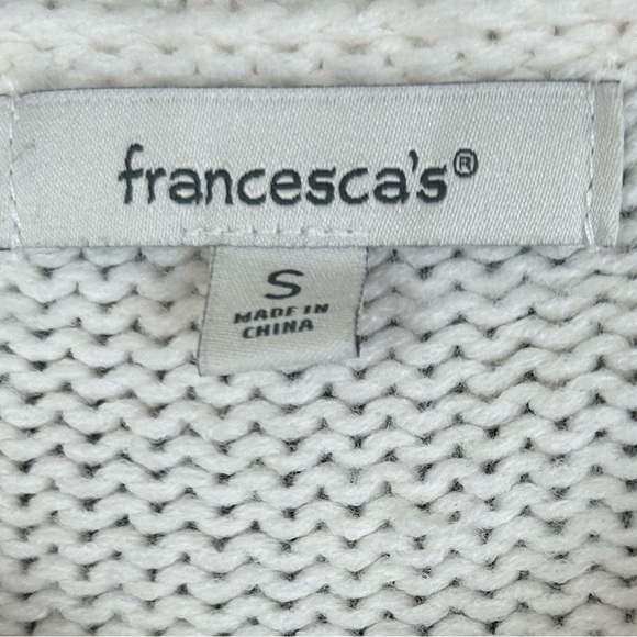 Francesca’s Collection Flower Floral Sweater 🌺 Women’s Small - Picture 3 of 4